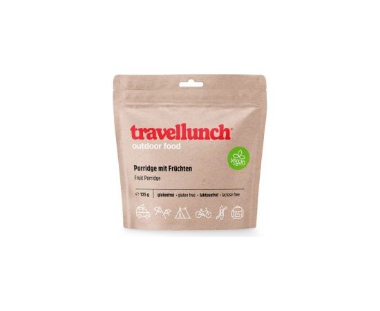 Travellunch Tūristu pārtika FRUIT PORRIDGE, Lactose Free, Gluten Free, Vegan