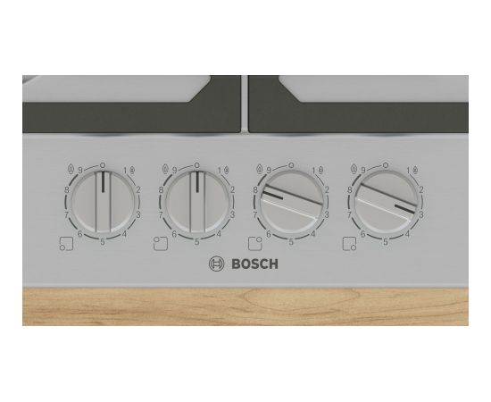 Bosch Serie 6 PCH6A5I90 Gāzes virsma Stainless steel 60cm