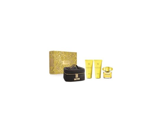 Versace Yellow Diamond Gift Set EDT 90 ml, body lotion 100 ml, shower gel 100 ml and cosmetic bag 90ml