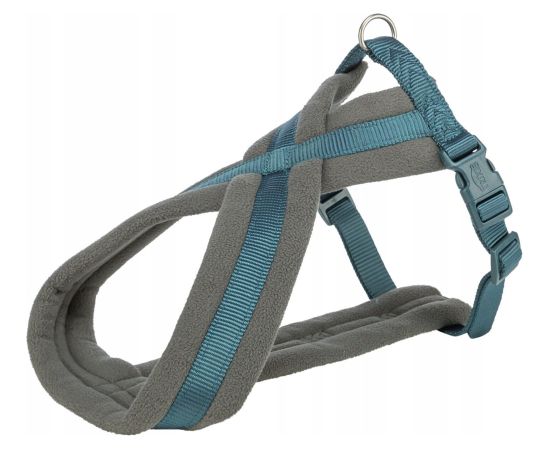 Trixie Premium Touring, szelki, dla psa, petrol, M�L: 50�90 cm/25 mm