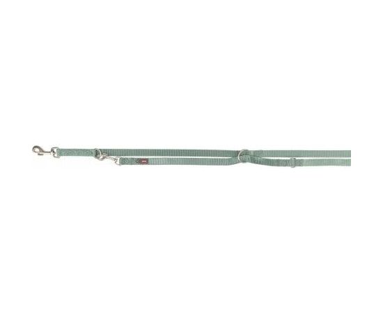 Trixie Premium, smycz regulowana, dla psa, ta�ma, sza�wiowy, XS: 2.00 m/10 mm