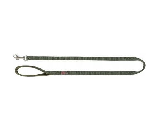 Trixie Premium, smycz, dla psa, ta�ma, oliwkowa ziele�, M�L: 1.00 m/20 mm