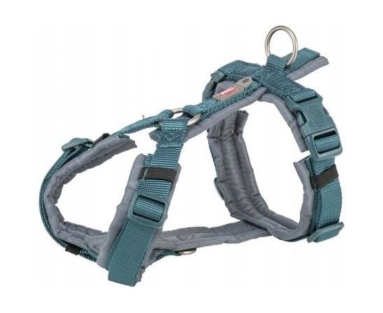 Trixie Premium trekking, szelki, dla psa, petrol/grafit, S: 36�44 cm/15 mm