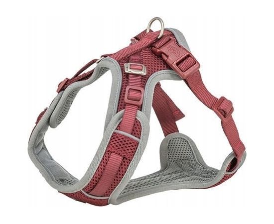 Trixie Premium FlexMesh, szelki, dla psa, sangria, XS�S: 40�57 cm/15 mm, dostosowane dla mops�w i buldog�w