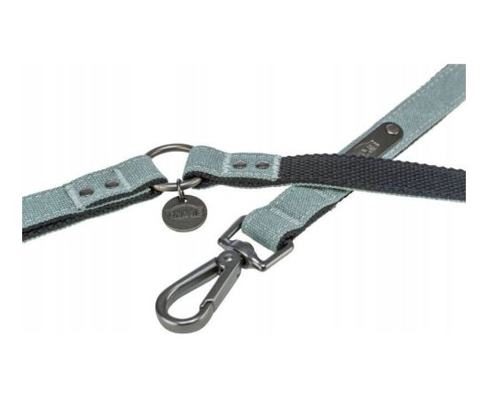 Trixie CityStyle, smycz, dla psa, bawe�na, sza�wiowa, M�L: 1.00 m/20 mm