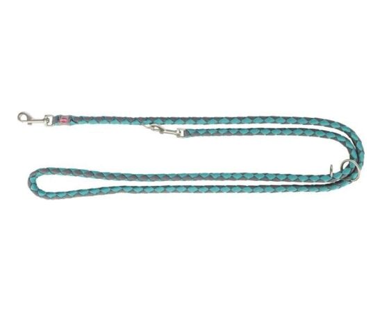 Trixie Cavo, smycz regulowana, dla psa, aqua/grafit, S�M: 2.00 m/o 12 mm