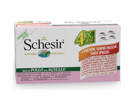 Purina Karma mokra multipack, dla psa, kurczak z jagni�cin� w galarecie, 4x85 g, puszka