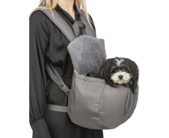 Trixie TRIXIE Molly, Soft pet carrier, Backpack pet carrier, Dog, 4 kg, Top-load, Grey