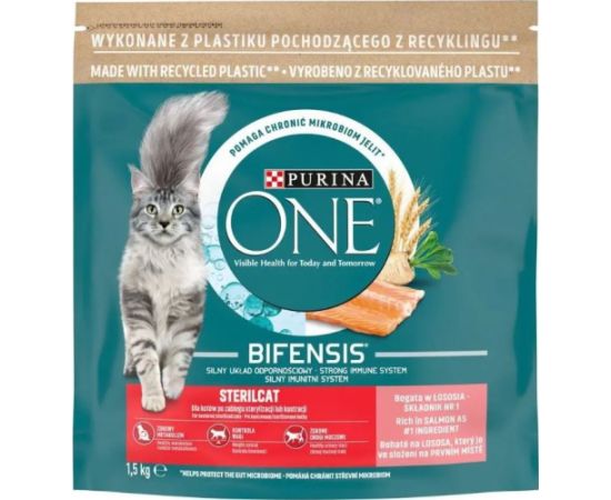 One ONE DRY STERIL CAT WITH SALMON 1.5KG