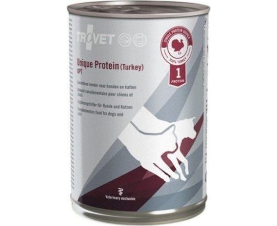 Trovet Trovet UPT Unique Protein 400 g z indykiem, dla psów i kotów