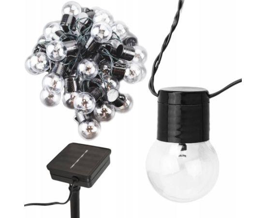 Elight Saules Spuldžu Virtene 6.5 m – 30 G40 Caurspīdīgas Spuldzes, Saules Enerģija, Caurspīdīgas