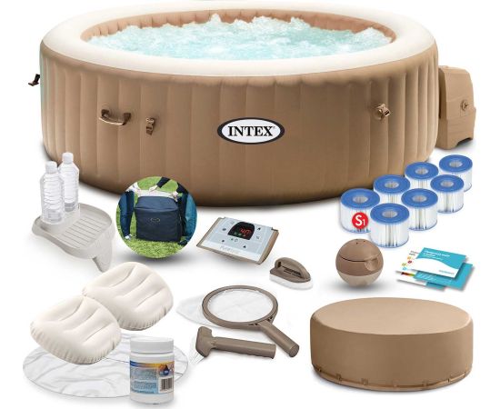 Piepūšama SPA Intex Bubble Massage Set 196x71cm
