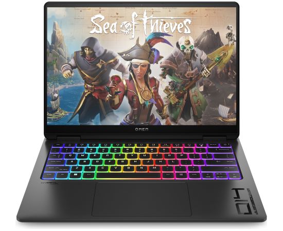 OMEN by HP Transcend Laptop 14-fb1000ny - Ultra 9-285H, 32GB, 2TB SSD, 14 3K 400-nit 120Hz OLED HDR 500 AG, GeForce RTX 5070 8GB, 1080p IR cam, US RGB backlit keyboard, 71Wh, Shadow black, Win 11 Home, 1 years / C22MNEA#B1R