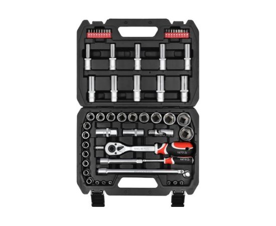 Instrumentu komplekts Yato YT-12660; 1/2''; 60 gab.