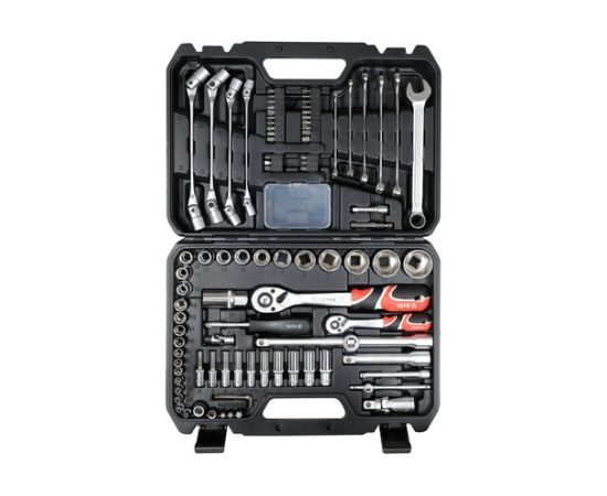 Instrumentu komplekts Yato YT-38784; 1/4''; 1/2'' 93 gab.