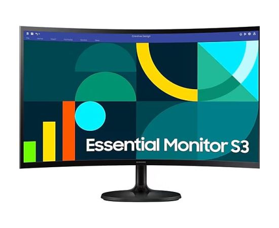 LCD Monitor SAMSUNG LS27D362GAUXEN 27" Business/Curved Matte Panel VA 1920x1080 16:9 100Hz 4 ms LS27D362GAUXEN