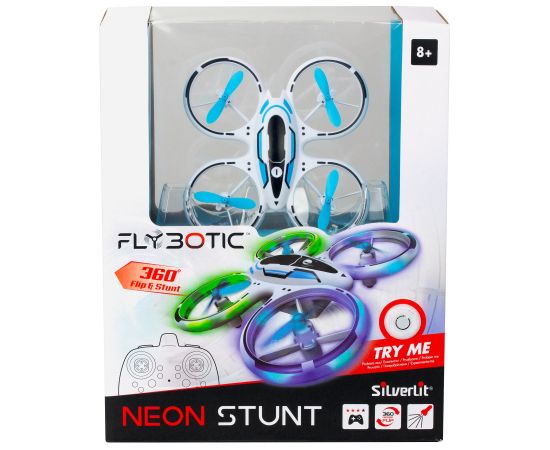 FLYBOTIC Дрон на радиоуправлении Neon Stunt