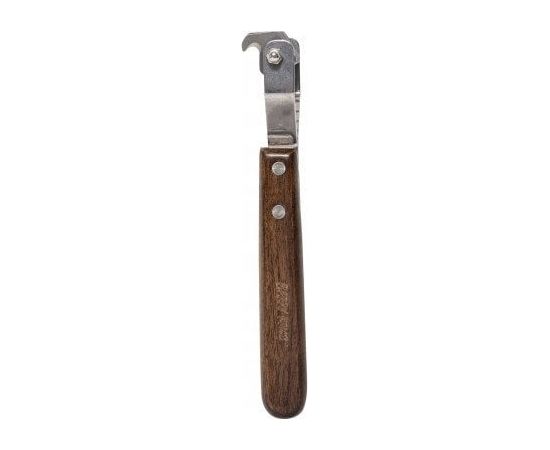 Vidaxl Ekskluzywny trymer hakowy, dla zwierz�t, drewno bukowe,stal, wym. 7x18,4cm