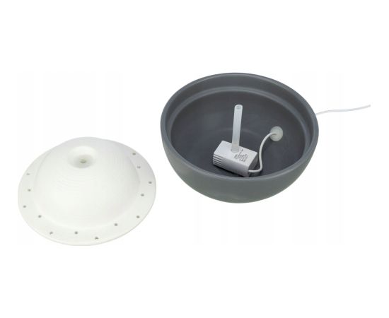 Trixie Vital Dome drinking fountain, 1.5 l/20×10×20 cm, grey/white