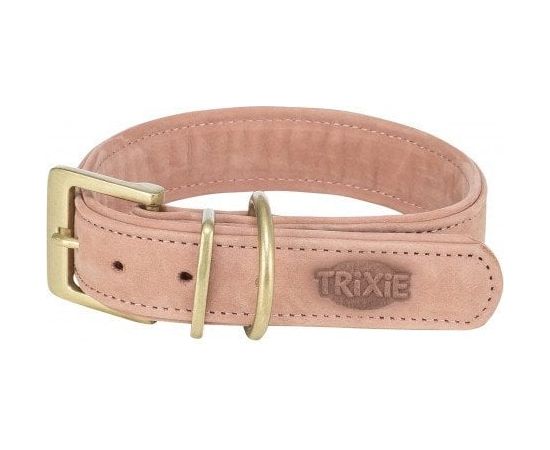 Trixie Pure, obro�a, dla psa, sk�rzana, r�owa, M�L: 39�46 cm/35 mm