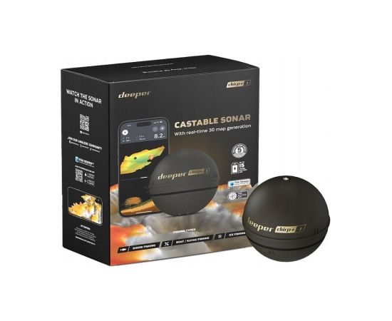 Deeper Smart Sonar Chirp+3 | Sonar | Wi-Fi | Brown Green