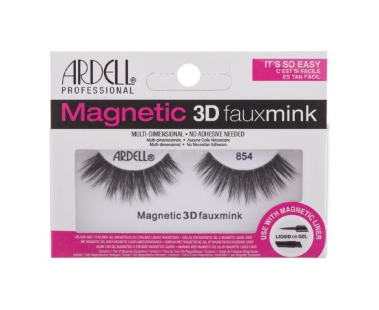 Ardell Magnetic / 3D Faux Mink 854 1pc W / False Eyelashes