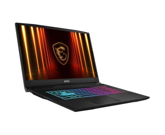 Notebook MSI Katana 17 HX B14WFK CPU  Core i7 i7-14650HX 2200 MHz 17.3" 1920x1080 RAM 16GB DDR5 5600 MHz SSD 1TB NVIDIA GeForce RTX 5060 8GB ENG Black 2.7 kg KATANA17HXB14WFK-212NL