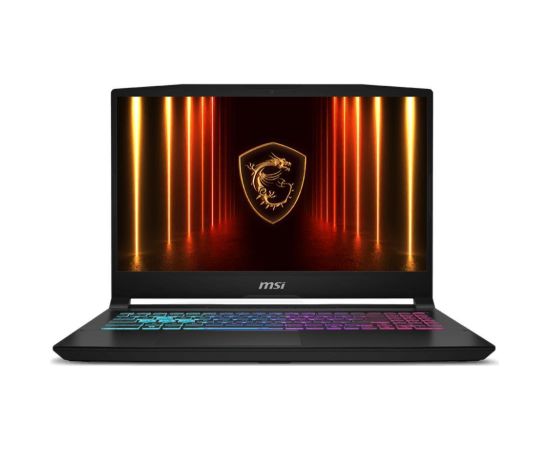 Notebook MSI Katana 15 HX B14WGK CPU  Core i7 i7-14650HX 2200 MHz 15.6" 1920x1080 RAM 16GB DDR5 5600 MHz SSD 1TB NVIDIA GeForce RTX 5070 8GB ENG Windows 11 Home Black 2.4 kg KATANA15HXB14WGK-071NL