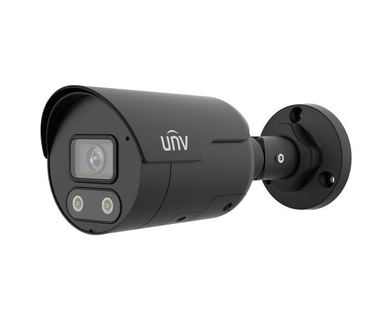 Uniview IPC2124LB-AF28K-DL BLACK ~ UNV Colorhunter IP камера 4MP 2.8мм (SMART IR + WHITE LED)