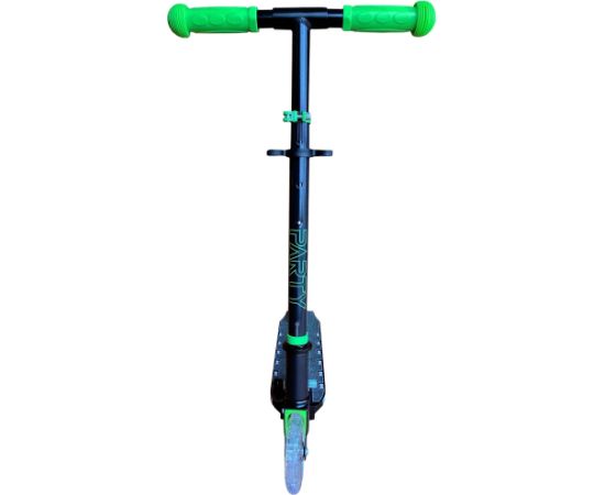 Skrejritenis Story Party Adjustable Kids Kick Scooter Green