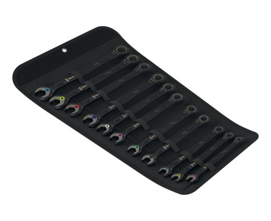 Wera 6000 Joker Black Edition 11 Set 1, 11-piece, black wrench, ring ratchet wrench with holding function
