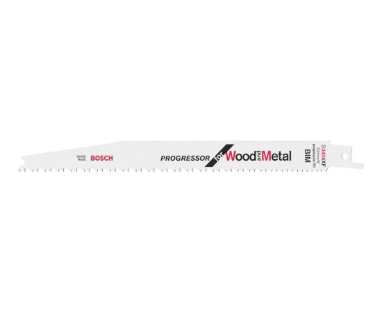 Bosch sabre saw blade S 3456 XF Progressor for Wood and Metal, 100 pieces (length 200 mm)