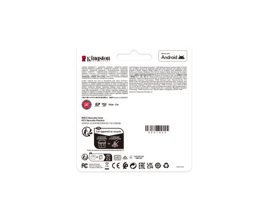 Kingston Technology 128GB SDXC Canvas Select Plus Gen3 150MB/s C10 UHS-I U1 V10