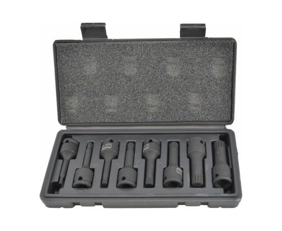 Triecienuzgaļu komplekts AWTools AW38782BL; 1/2''; M5-M18; 8 gab.