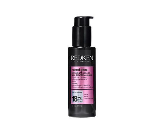 Redken Naked Gloss Lightweight Shine Oil - Lehký olej pro lesk vlasů 10ml