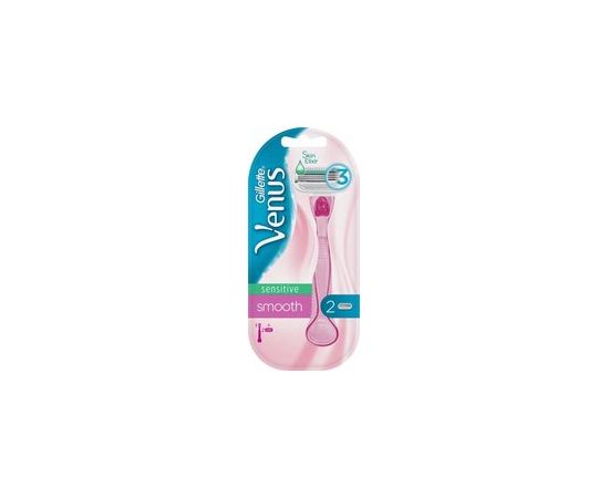 Gillette Venus Sensitive Smooth - Women`s razor + 2 heads