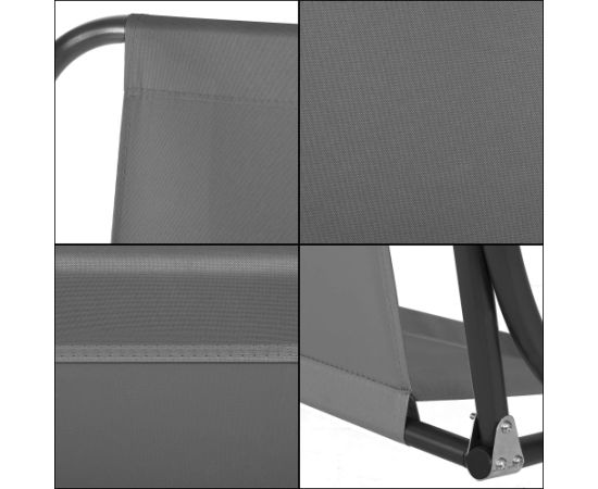 Dārza šūpoles sēdekļa materiāls Springos GS1004 110 x 90 cm, ūdensnecaurlaidīgs audums, pelēks