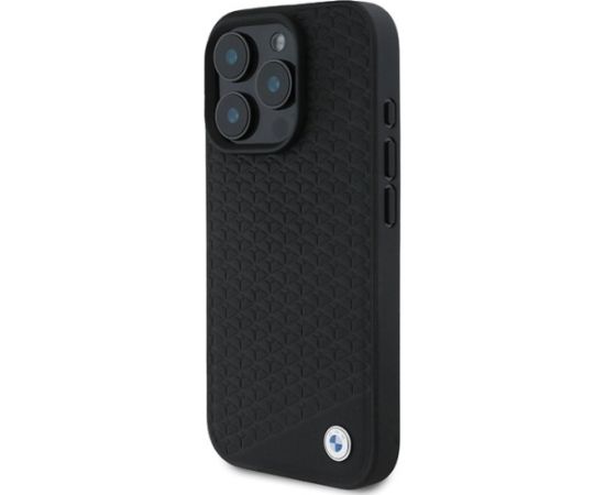 BMW Sign Leather Diamond Metal Logo MagSafe Aizsargapvalks priekš Apple iPhone 16 Pro Max