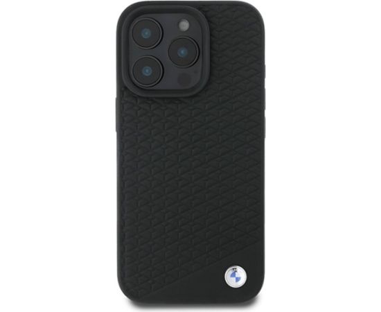 BMW Sign Leather Diamond Metal Logo MagSafe Aizsargapvalks priekš Apple iPhone 16 Pro Max