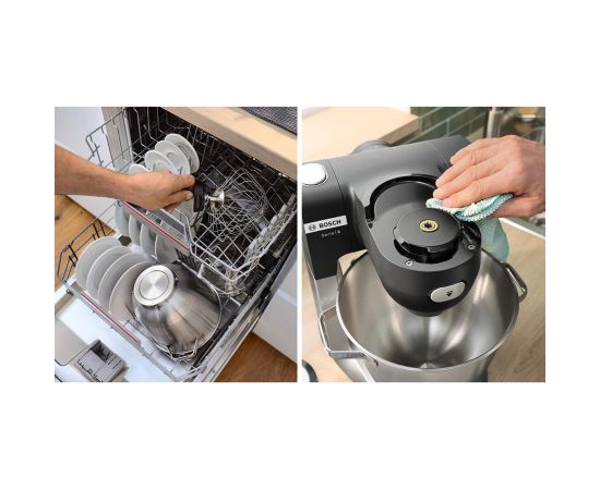 Bosch MUMS6ZS00 Virtuves kombains Series6 1600W Melns