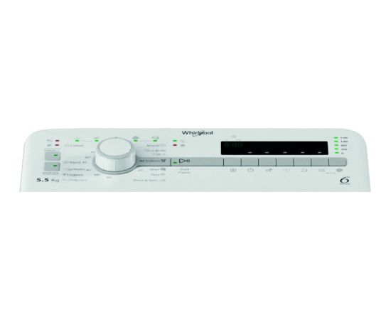 Whirlpool TDLR 55140S EU veļas mazg. mašīna ar augšas ielādi 5.5kg 1000rpm