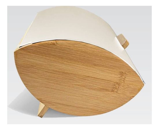 Maestro MR-1775-IVORY bread box Other Ivory, Wood Bamboo, Metal
