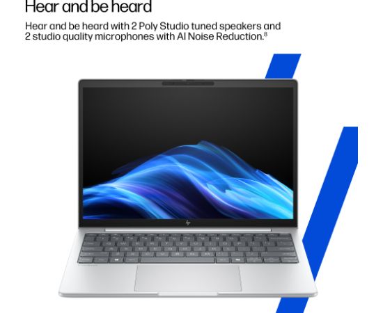 HP EliteBook 8 G1i 13 - Ultra 5-225U, 16GB, 512GB SSD, 13.3 WUXGA 300-nit AG, 5MP IR cam, WWAN-ready, Smartcard, FPR, US backlit keyboard, 62Wh, Win 11 Pro, 3 years / AD3B6ET#B1R