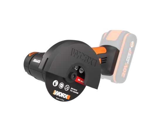 Leņķa slīpmašīna Worx WX801.9; 20 V (bez akumulatora un lādētāja)