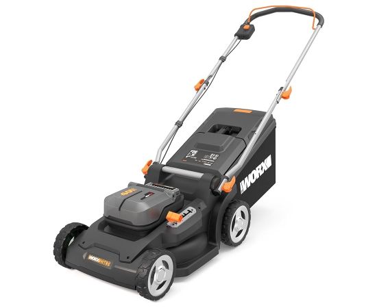 Akumulatora zāles pļāvējs Worx WG745E; 40 V; 2x4,0 Ah akum.