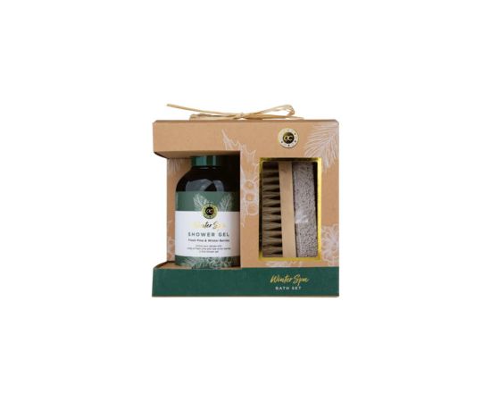 Accentra Winter Spa Fresh Pine & Winter Berries Bath Set - Dárková sada 150ml