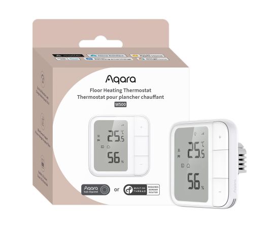 SMART HOME FLOOR THERMOSTAT W500 UT-A01D AQARA