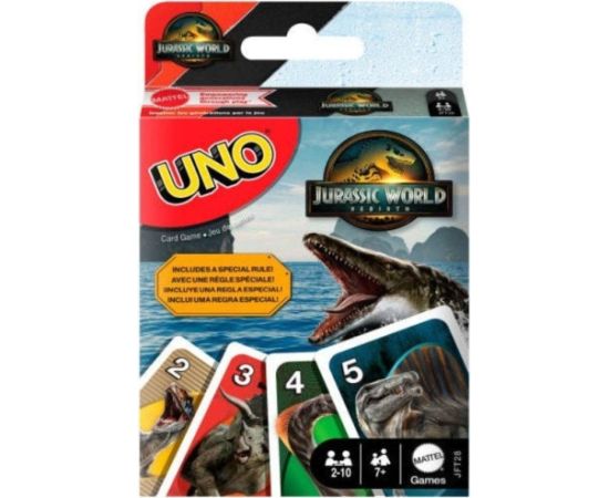 Mattel Gra UNO Jurassic World Odrodzenie