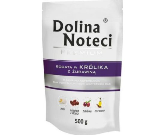 Dolina Noteci Dolina Noteci Premium Królik z Żurawiną 500g