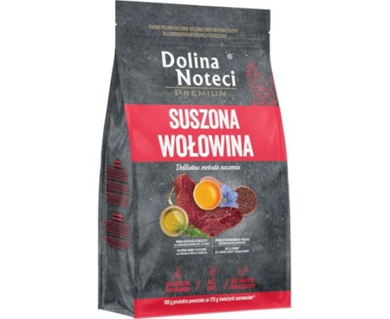 Dolina Noteci Premium Karma suszona dla kotów wszystkich ras wołowina 2 kg